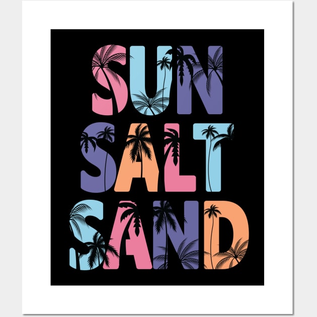 sun salt sand Wall Art by IRIS